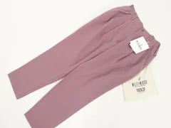 70%OFF 定価\6,000 袋入り新品タグ付 ウエストウッドアウトフィッターズ WESTWOOD OUTFITTERS ツータックテーパードパンツ M パープル系  中古のサムネイル