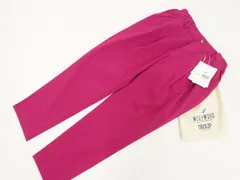 70%OFF 定価\6,000 袋入り新品タグ付 ウエストウッドアウトフィッターズ WESTWOOD OUTFITTERS ツータックテーパードパンツ M ピンク系  中古のサムネイル