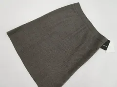 新品タグ付 コムサイズム COMME CA ISM ひざ丈 タイトスカート L ブラウン系  中古