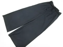 美品 ナチュラルビューティーベーシック NATURAL BEAUTY BASIC ツータックワイドパンツ S ネイビー系  中古