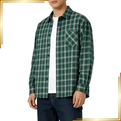 【新品】 [Ｋａｙｉｙａｓｕ] シャツ メンズ 長袖 チェックシャツ ボタンダウン 薄手 ジャケット スリムフィット 大きいサイズ リラックスフィット オーバーサイズ おしゃれ カジュアル 春夏服（グリーン M） 1