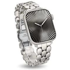 【新品】 アップルウォッチ バンド ステンレス コンパチブル Apple Watch 42/44/45/46/49mm クラシックなオーバル 交換ベルト レデース おしゃれ クラシック ビジネスメタル金属あっふウォッチバンド for iWatch Seri 0