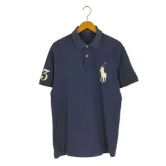 ポロラルフローレン POLO RALPH LAUREN CUSTOM SLIM FIT 鹿の子 ビッグポニー刺繍 ポロシャツ メンズ import：L 