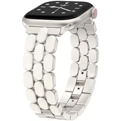 【新品】 コンパチブル Apple Watch バンド ステンレス 38/40/41/42mm アップルウォッチ メタルバンド レディース おしゃれ あっふウォッチ 交換ベルト 可愛い エナメル for iWatch Series 11 10 9 8 7  0