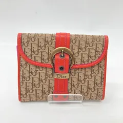 【Christian Dior】クリスチャンディオール 二つ折り財布 ピンク系 トロッター ☆のサムネイル