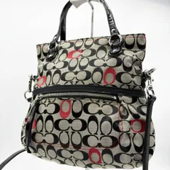 コーチ COACH トートバッグ 2WAY シグネチャー ブラック グレー キャンバス レザー 切替  肩掛け 斜め掛け クロスボディ レディース 人気 ブランド 美品 上品 高級感 おしゃれ 通勤 通学 ビジネス 定番 トレンド