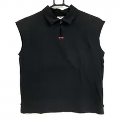 ピッコーネローマ ノースリーブシャツ 黒 スキッパー  レディース 40(L) ゴルフウェア PICONEのサムネイル