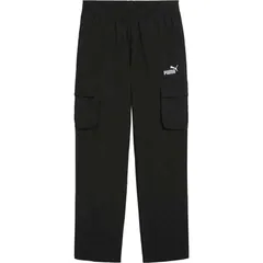 PUMA(プーマ) ESS NO.1 ロゴ ウーブン カーゴ パンツ B スポーツスタイル ウェア ウィンドブレーカーパンツ 687763、(01)プーマブラック