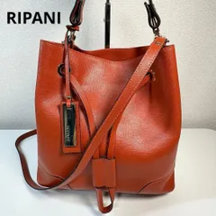 RIPANI ショルダーバッグ ハンドバッグ 2way レザー レンガ色のサムネイル