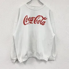 80s～　Hanes　ヘインズ　Coca Cola　コカコーラ　スウェット/トレーナー　ヴィンテージ　白　ホワイト　XLサイズ　　古着