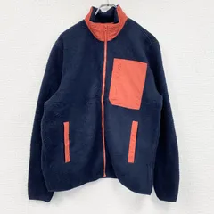GAP　ギャップ　フルジップフリースジャケット/ボアジャケット　紺　ネイビー　古着