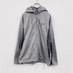 00s　NIKE　ナイキ　フルジップジャージパーカー　フード取り外し可能　ヴィンテージ　灰色　グレー　Mサイズ　古着