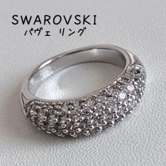 14号 スワロフスキー Hyperbolaリング サイズ55 かなり美品 - メルカリ