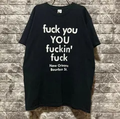 FUCK YOU YOU FUCKIN' FUCK Tシャツ BLACKのサムネイル