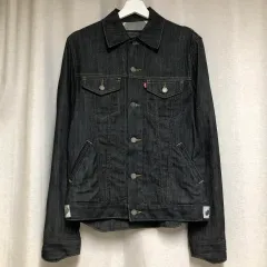 リーバイス コミューター トラッカー ブラックデニム ジャケット (S)