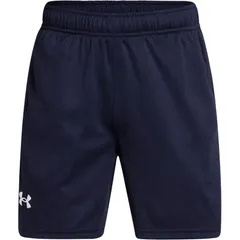 UNDER ARMOUR アンダーアーマー UA TECH MESH SHORTS UAテック メッシュショーツ マルチスポーツ ショート・３／４パンツＪＲ 1387348-410、MidnightNavy/White