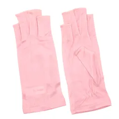 UV手袋 レディース シルク100 指先カット 指なし ショート 絹 UVカット ネイル スマホ対応 潤う 通気性 保湿 紫外線対策 薄手 シンプル 高級感 グローブ za-024