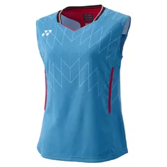 YONEX(ヨネックス) ウィメンズゲームシャツ(ノースリーブ) テニス・バドミントン ウェア(ウィメンズ) (20916Y)、(449)セルリアンブルー