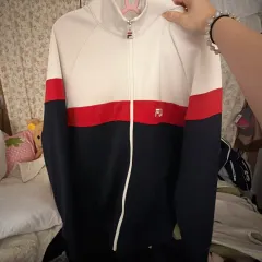 FILA 三色 ジップアップ ジャージ