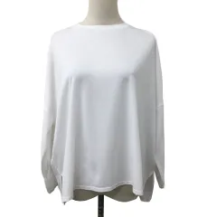 B&Y ユナイテッドアローズ BEAUTY&YOUTH ビューティー&ユース カットソー Tシャツ プルオーバー ラウンドネック 無地 長袖 白 ホワイト