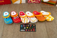 未使用 新品/送料込み マクドナルド X クロックス ハッピーセット キーホルダー 7種