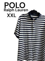 値下げ⭕️ Ralph Lauren 90s ストライプ ポロシャツ - メルカリ