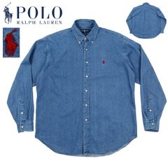 未使用 2010s POLO RALPH LAUREN シャンブレーシャツ M - メルカリ