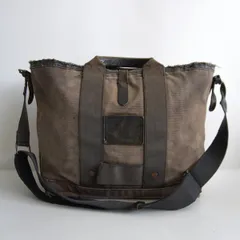 【雰囲気抜群】RALPH LAUREN【キャンバス×レザー 2WAY トートバッグ】イタリア製 ラルフローレン 26040270