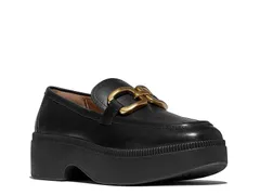フィットフロップ レディース シューズ スリッポン・ローファー FitFlop FLuma Loafer Black ブラックのサムネイル