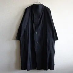 【美品】A-POC ISSEY MIYAKE【3D 立体 ロングコート】1 エイポック イッセイミヤケ ブラック 26040192のサムネイル