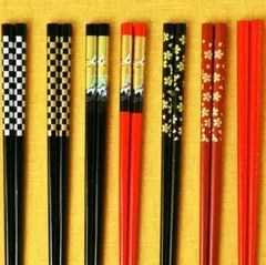 《お買い得》若狭塗 おもてなし縁起箸７膳組　●2810233H ◾️新品.未使用◾️