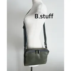 B.stuff　ビースタッフ　ショルダーバッグ　カーキ×青緑　肩掛け　カジュアル　お出掛け　送料込み   6463990のサムネイル