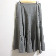 美品 23AW Deuxieme Classe ドゥーズィエムクラス Engaging SK フレア ロングスカート サイズ38 グレー レディース 古着 中古 USED