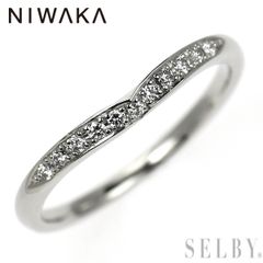 ニワカ 俄 Pt ダイヤモンド リング 花麗 HANAURARA 定価25万 - メルカリ