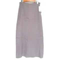 未使用 24AW IENA イエナ ロング丈 キュプラナロースカート サイズ38 グレー レディース 古着 中古 USED