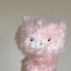 とけそうな、ねこ ( ときめきぴんくの子 ) Cora 猫 ぬいぐるみ 作家