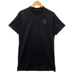 最新美品☆ モンクレール デカワッペン M ブラック Tシャツ 5S587