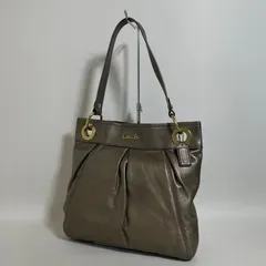 2603-316｜美品｜コーチ ワンショルダーバッグ レザー メタリックブラウン