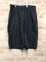 【希少】HUMANMADE デニムワークショーツ シンチバック　ヴィンテージ加工 希少】HUMANMADE デニムワークショーツ シンチバック ヴィンテージ