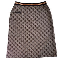 FENDI ズッカ柄 ニットスカート - メルカリ