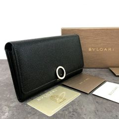 送料込み！ 未使用品 BVLGARI 長財布 黒 ロゴクリップ 170 - メルカリ