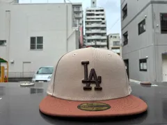 NEW ERA 59FIFTY Mocha Mousse ロサンゼルス・ドジャース アッシュブラウン/ティラミス 7 1/2  ¥6600 ＋ 送料¥550