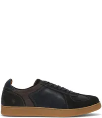 フライ メンズ シューズ ドレスシューズ スニーカー スエード レザー Frye Mens Cooper Leather and Suede Sneakers Midnight Blue ブルーのサムネイル
