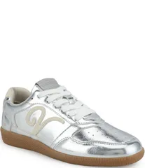 ヴィンテージハバナ レディース ボトムス カジュアルパンツ トール スニーカー レザー Vintage Havana Whiz Metallic Leather Sneakers Washed Silver シルバー