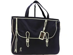 Roberta di Camerino ロベルタディカメリーノ プリント トート バッグ 黒 ■■ レディース