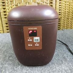 小泉成器 ライスクッカーミニ ブラウン KOIZUMI KSC-1512 - メルカリ