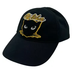 【中古】OFF-WHITE | オフホワイト BASEBALL CAP WITH PATCH キャップ 帽子 ブラック【尾張小牧店】のサムネイル