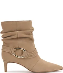 ヴィンスカムート レディース シューズ ブーツ・レインブーツ スエード ブーツ Vince Camuto Kirpa Slouch Suede ORing Hardware Strappy Bootiのサムネイル