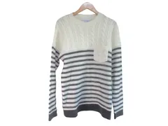 k05260331055　CIAOPANIC TYPY　Mサイズ　白×黒　　トップス　ニットorセーター　秋冬