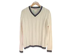 k05260331049　McGREGOR　Mサイズ　アイボリー×紺色　　トップス　ニットorセーター　秋冬